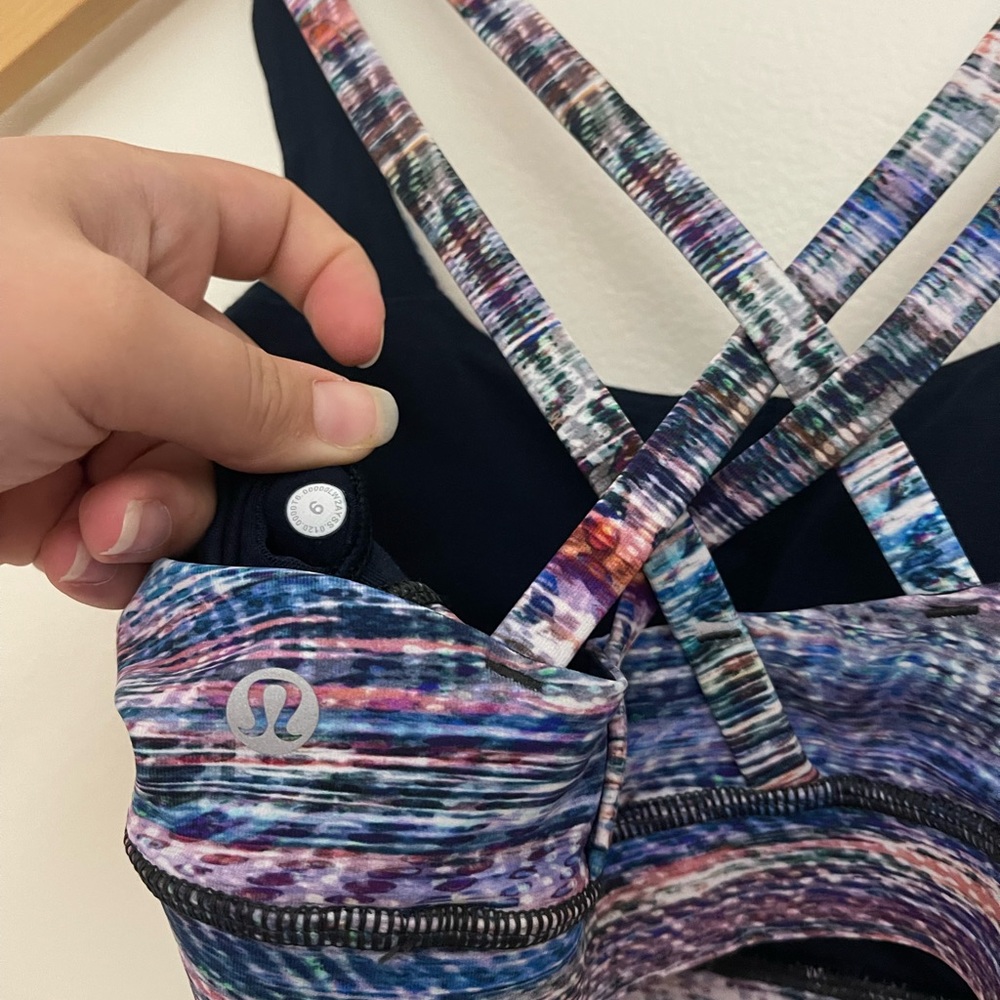 lululemon athletica Colorful Patterned Sports Bra - Picture 5 of 5